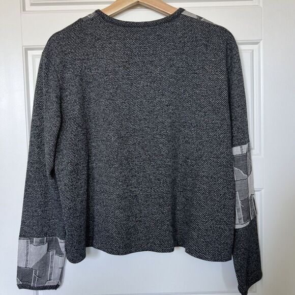 Vintage Peter Popovitch 1980’s Cardigan Sweater Gray Size Medium USA - Picture 4 of 4